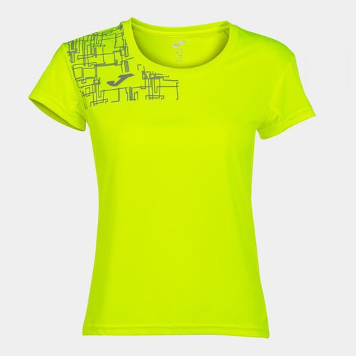 T-Shirt Manche Courte Elite Viii Jaune Fluo