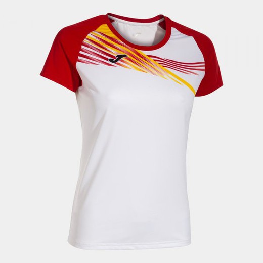 Elite X Short Sleeve T-Shirt White Red