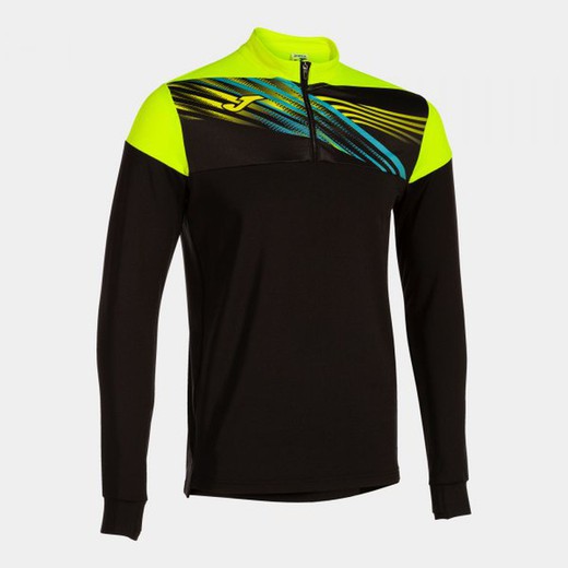 Elite X Sweatshirt Black Fluor Yellow