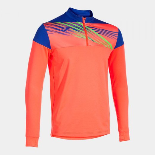 Elite X Sweatshirt Fluor Coral Royal