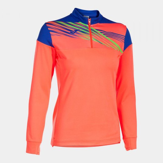 Elite X Sweatshirt Fluor Coral Royal