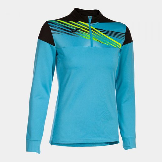 Sweat Elite X Fluor Turquoise Noir