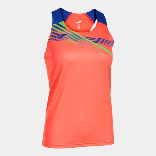 Elite X Tank Top Fluor Coral Royal