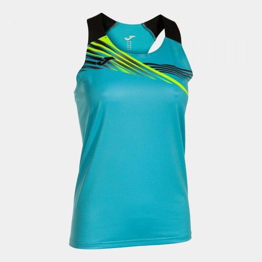 Elite X Tank Top Fluor Turquoise Black