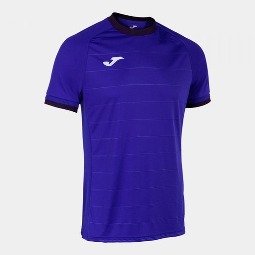 Gold V Short Sleeve T-Shirt Purple