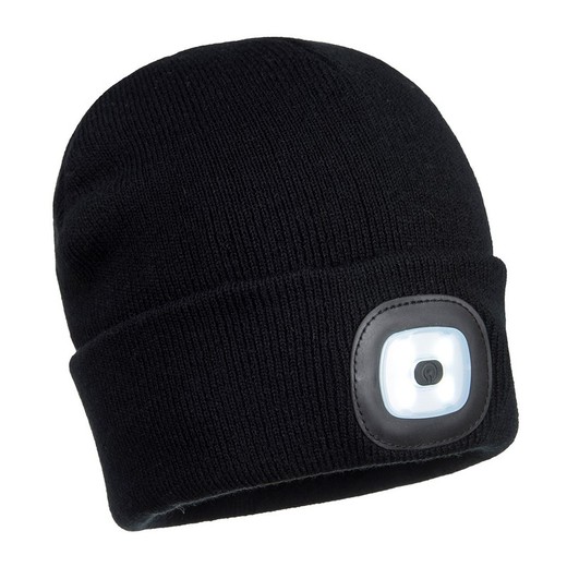 Lampe frontale LED rechargeable USB Beanie