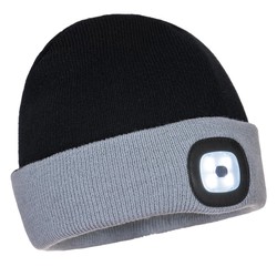 Gorro recarregável de dois tons LED