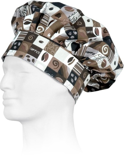 Customizable coffee beanie with a STAMPED print