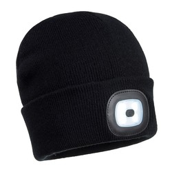 Gorro con doble LED recargable