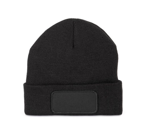 Gorro com patch e forro Thinsulate