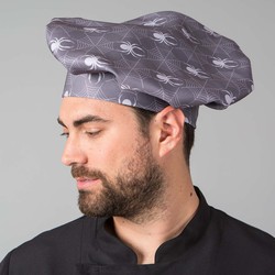Grand chapeau de chef en velcro de polyester 4113