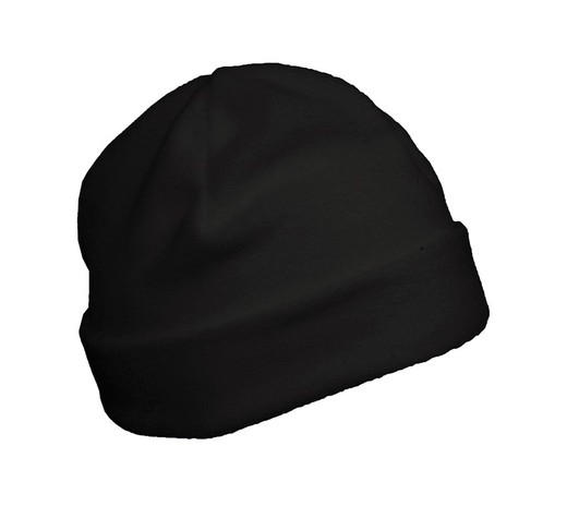 Gorro reciclado em micropolar com dobra