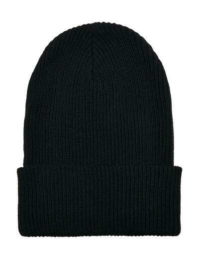 Gorro punto canalé de hilo reciclado