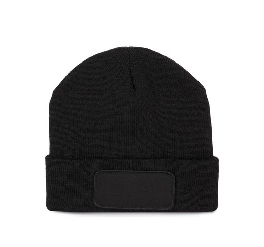 Gorro reciclado con parche y forro Thinsulate