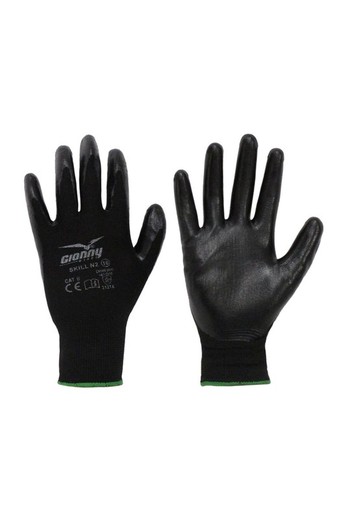 Guantes Con Revestimiento Parte Dorsal Aireada Y Puno De Punto SKILL N2