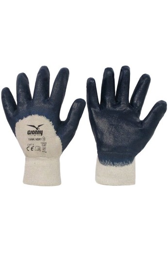 Guantes Con Revestimiento Parte Dorsal Aireada Y Puno De Punto TANK NBR1