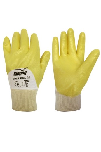 Guantes Con Revestimiento Parte Dorsal Aireada Y Puno De Punto TRACK NBR1L