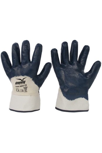 Guantes Con Revestimiento Parte Dorsal Aireada Y Puno TANK NBR3