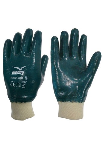 Guantes Con Revestimiento Totalmente Revestidos Y Puno De Punto TANKER NBR2