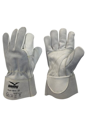 Guantes De Piel Con Doble Soporte, Proteccion E Hilo Kevlar PILOT 70R-K