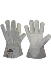 Guantes De Piel Con Puno De 7 Cm PILOT 70