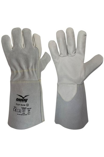 Guantes De Soldadura Rinforzato Con Manichetta 15cm PILOT 70-14