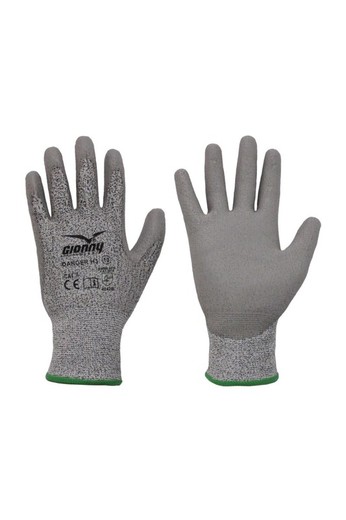 Guantes Resistentes A Cortes Parte Dorsal Aireada Y Puno De Punto DANGER H3