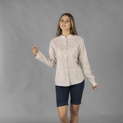 Guayabera Mujer Cuello Mao Isabela