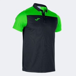 Hobby Ii Short Sleeve Polo Black Fluor Green