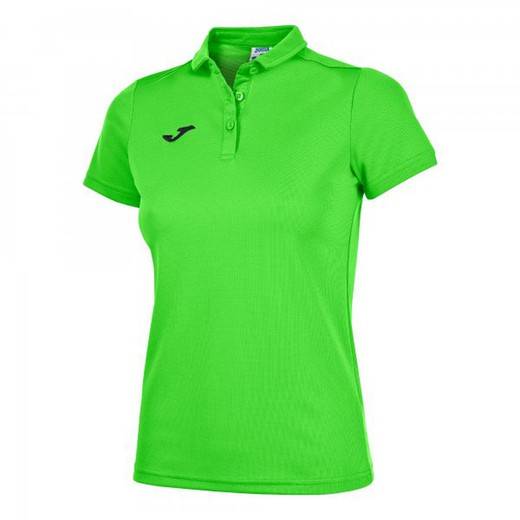 Hobby Women Polo Shirt Green Fluor S/S