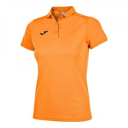 Hobby Women Polo Shirt Orange Fluor S/S