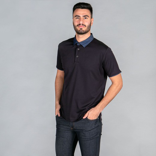 Polo Hombre Cuello Camisero Tejano "Redline"