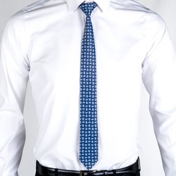 Corbata Con Nudo De Pala Estrecha Jacquard