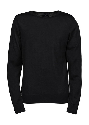 Pull col rond homme