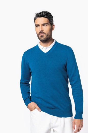 Maglione con scollo a V premium