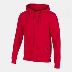 Sweat à Capuche Zippé Jungle Rouge