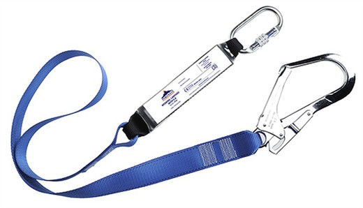 Single Webbing 1.8m Lanyard With Shock Absorber