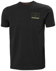 T-Shirt Logo Helly Hansen Noir