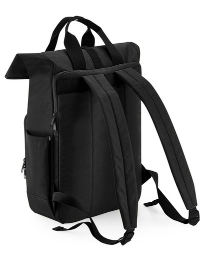 Mochila reciclada doble asa Roll-Top para portátil