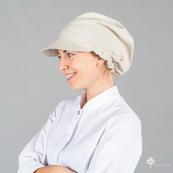 Casquette Gatsby en tissu biologique