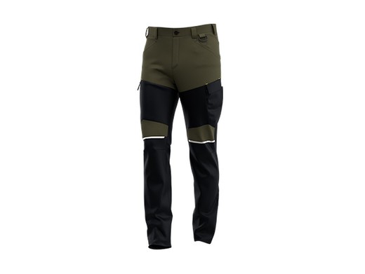 OAK TROUSERS M KHAKI/NIGHT BLUE marca Safety Jogger colección Industrial