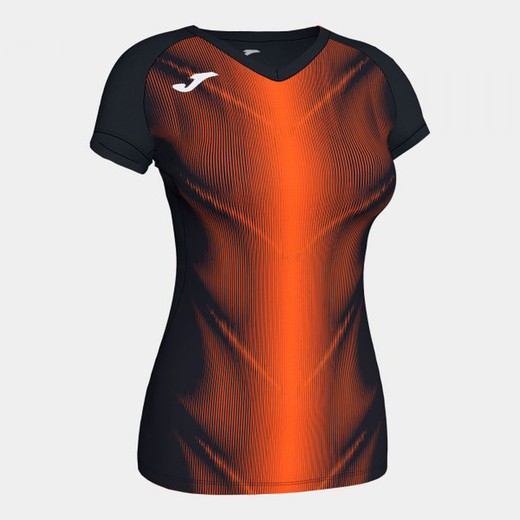 Olimpia T-Shirt Black-Orange S/S Woman