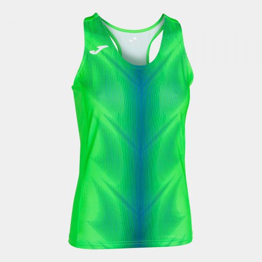 Olimpia T-Shirt Fluor Green-Royal Sleeveless Woman