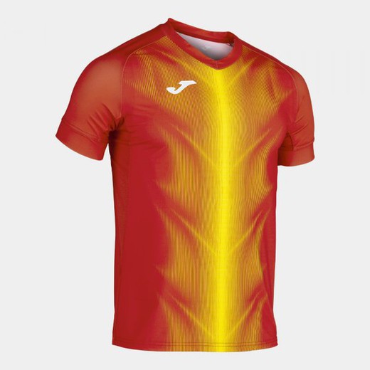 Olimpia T-Shirt Red-Yellow S/S