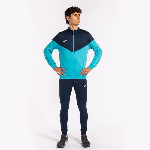 Oxford Tracksuit Fluor Turquoise-Navy