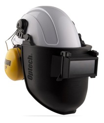 Pantalla Soldadura Casco Optech Steelpro