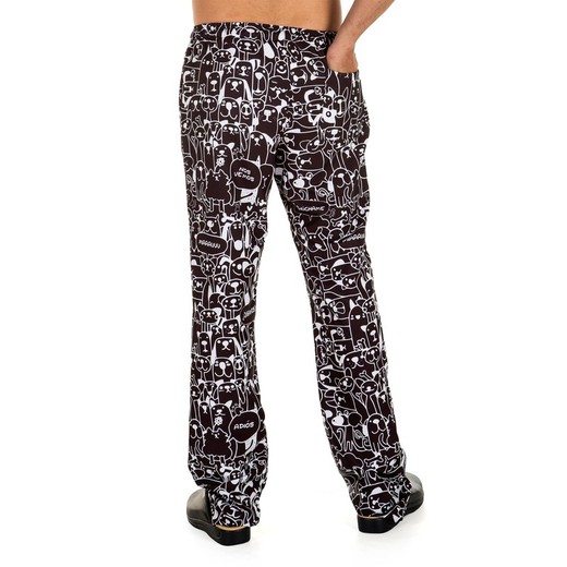 Pantalon de cuisine unisexe en microfibre 2857