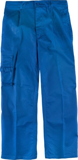 Trousers with elastic and multi-pocket triple stitching Stewardess