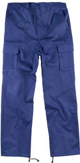 Hose mit Verstärkung an Po und Knien, ohne elastische Taille, Azulina mit mehreren Taschen