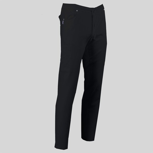 Pantalon Unisex Multibolsillos Elastik